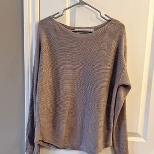 Simons Women's Beige Crew Neck Sweater
